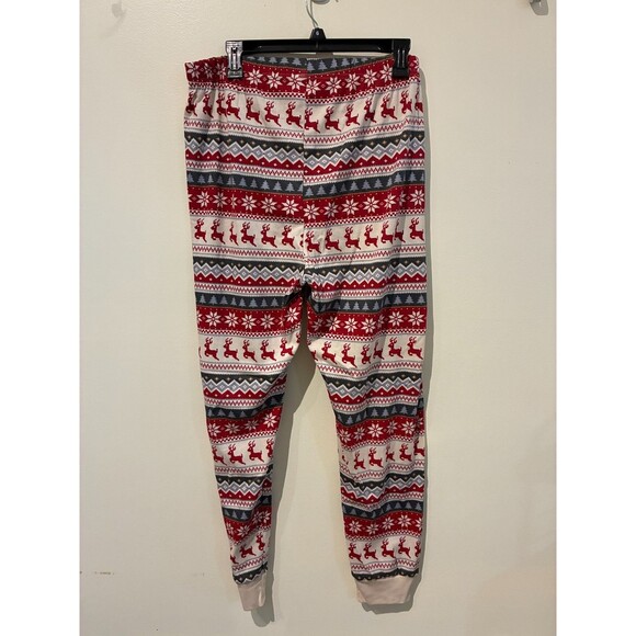 NWT Gymboree Red Reindeer 2-Piece Pajama Set - Adult L - Picture 5 of 9